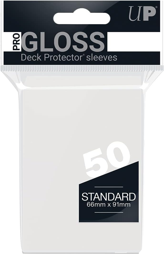 Ultra Pro PRO-Gloss 50ct Standard Deck Protector Sleeves - Miraj Trading