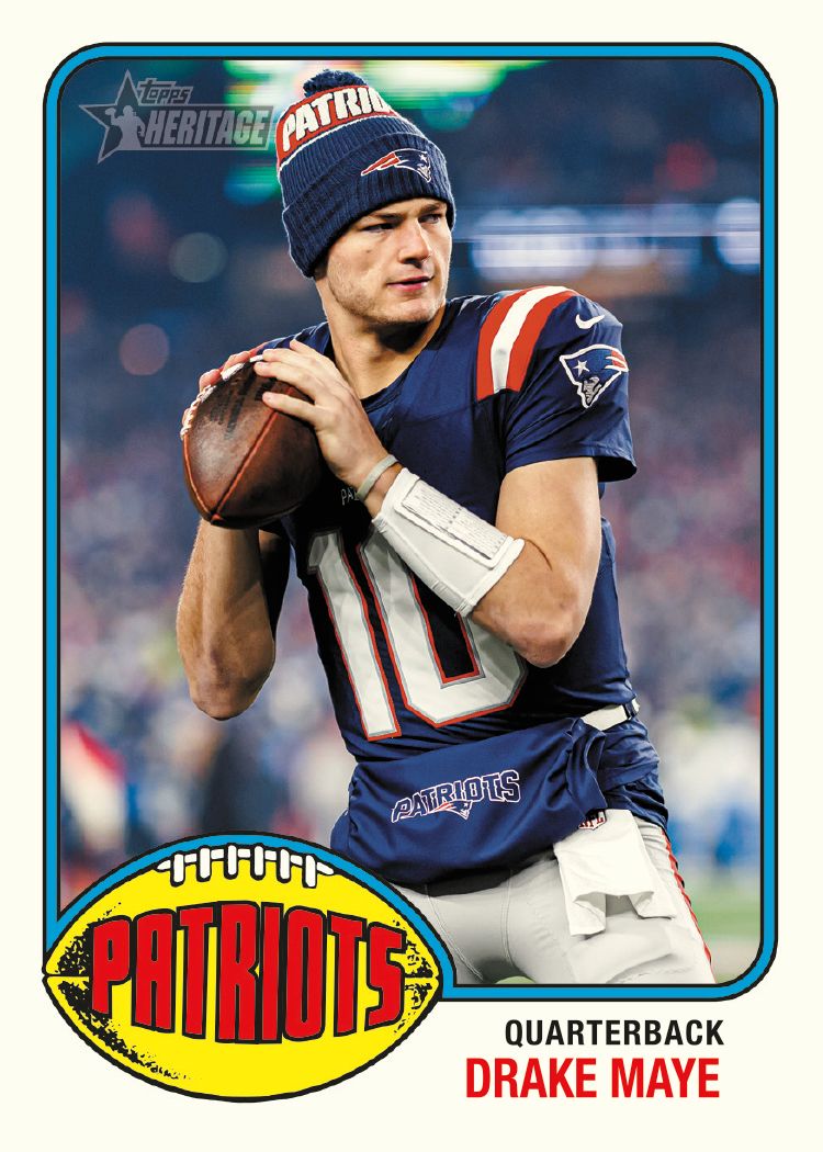 2026 Topps Heritage Football Blaster Box - Miraj Trading