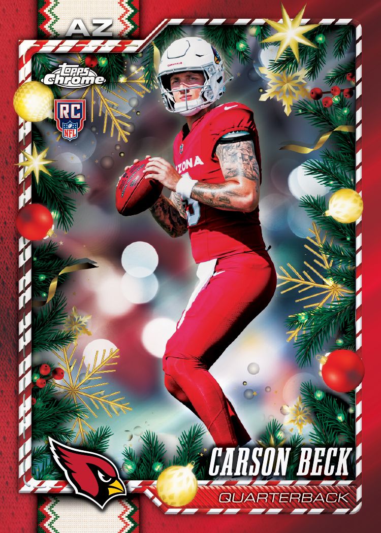 2026 Topps Holiday Football Mega Box - Miraj Trading