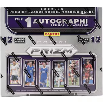 2022-23 Panini Prizm Premier League EPL Soccer Hobby Box - Miraj Trading
