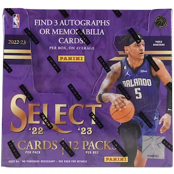 2022-23 Panini Select Basketball Hobby Box - Miraj Trading