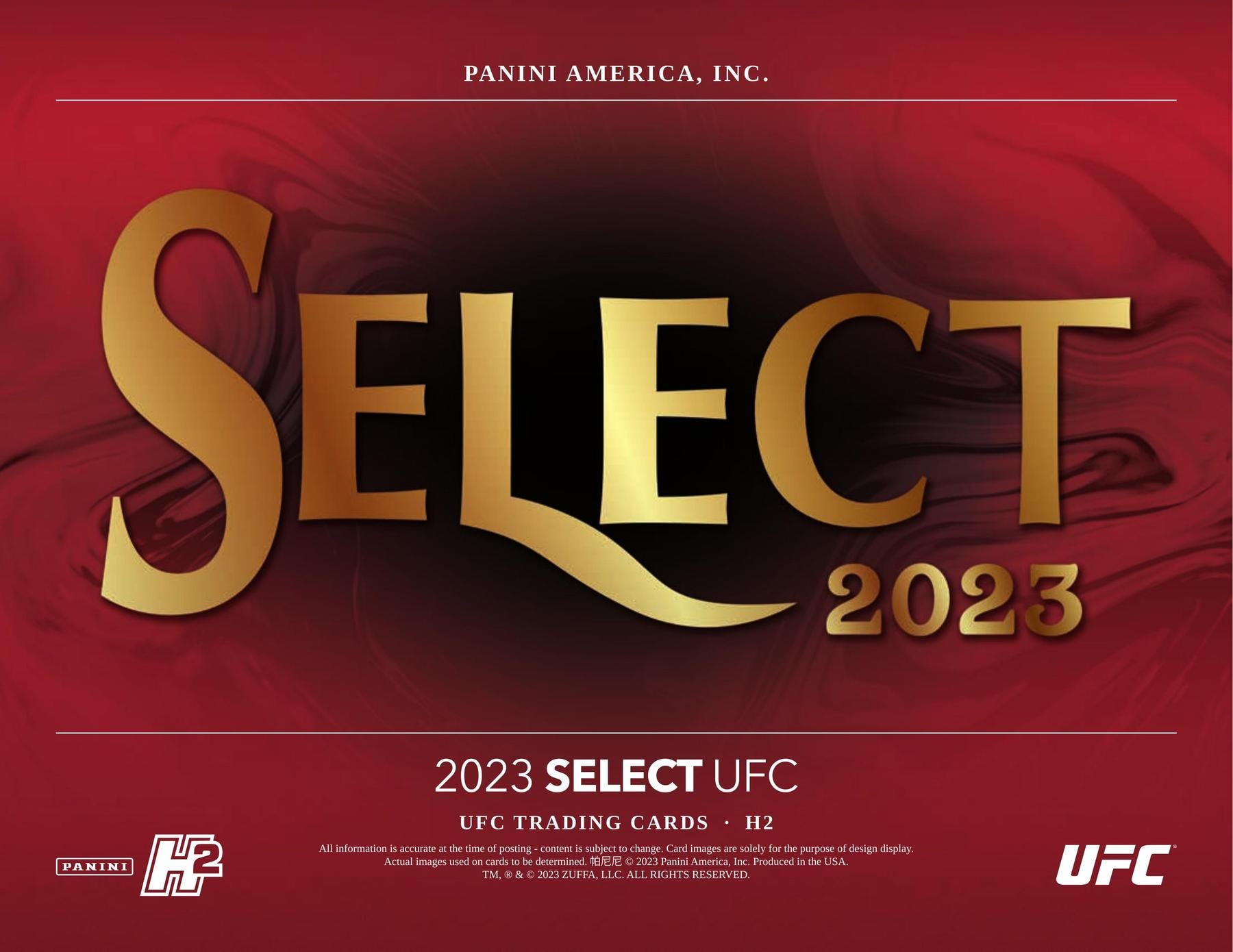 2023 Panini Select UFC H2 Hobby Hybrid Box (Pre-Order) - Miraj Trading