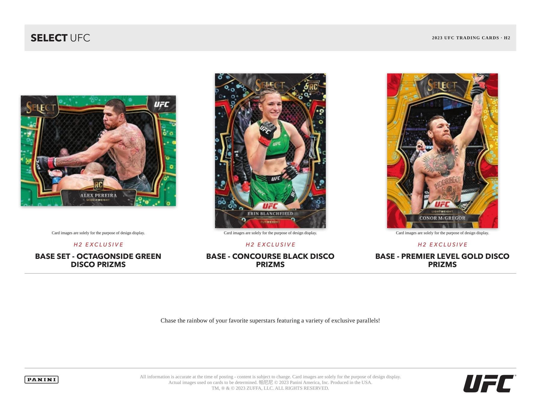 2023 Panini Select UFC H2 Hobby Hybrid Box (Pre-Order) - Miraj Trading