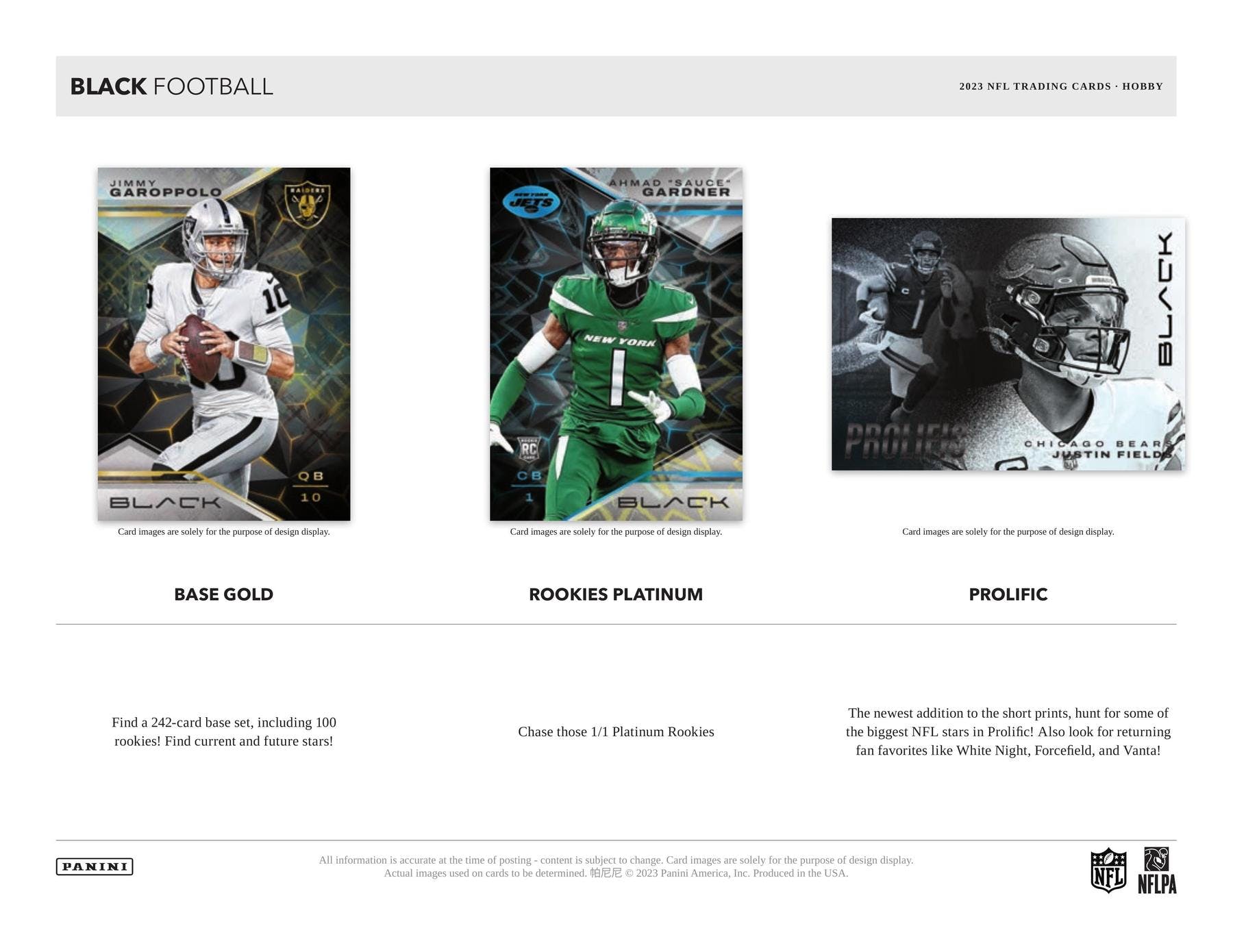 2023 Panini Black Football Hobby Box - Miraj Trading