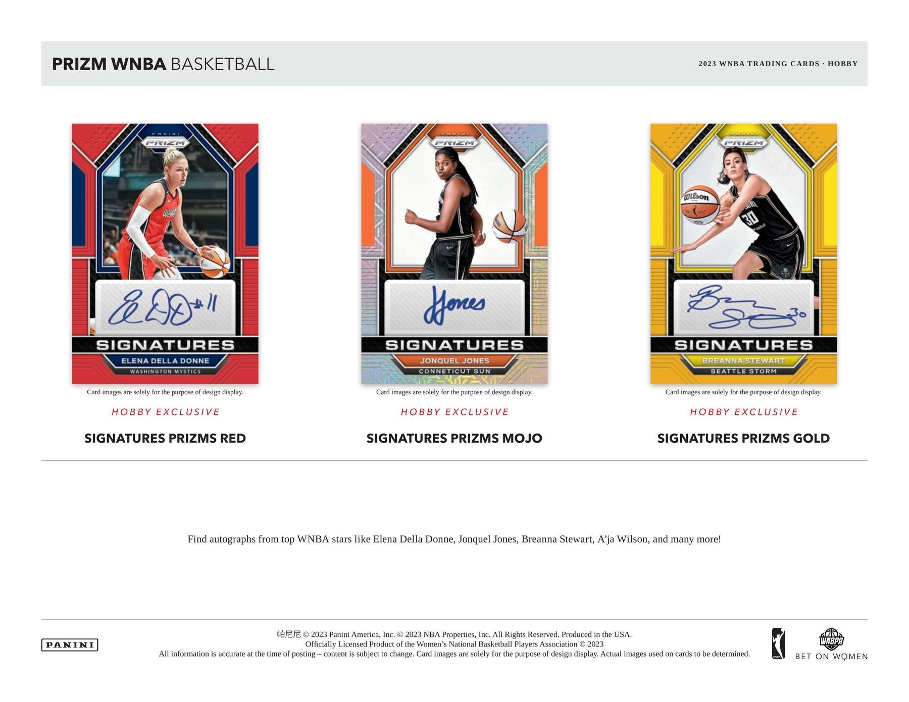 2023 Panini Prizm WNBA Basketball Hobby Box - Miraj Trading
