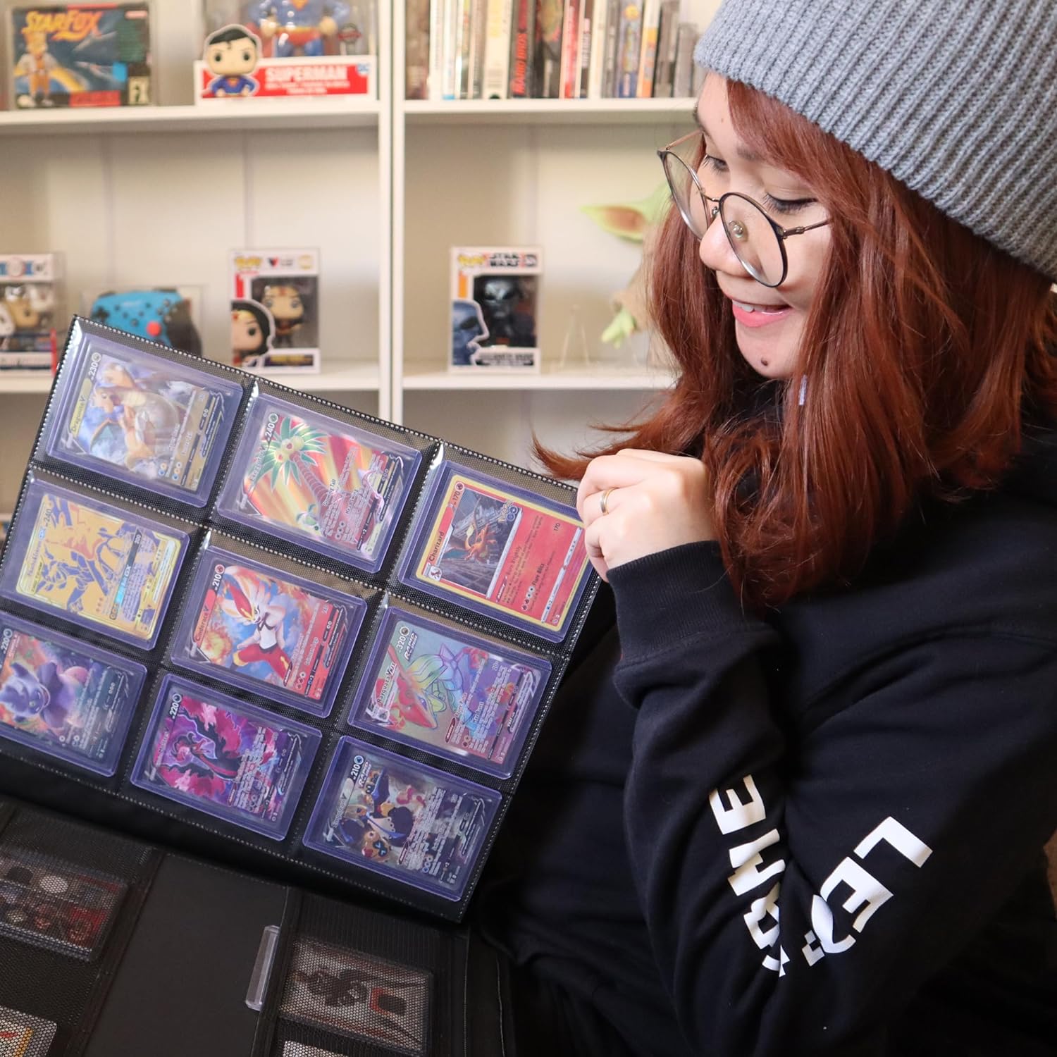 Toploader Binder 3X3 216 Card Holder (Oversize Item) - Miraj Trading