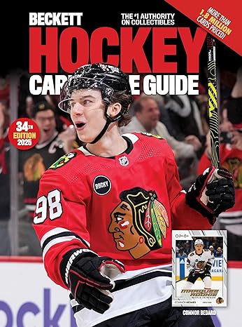 2024 Beckett Hockey Card Annual Price Guide 34th Edition - Miraj Trading