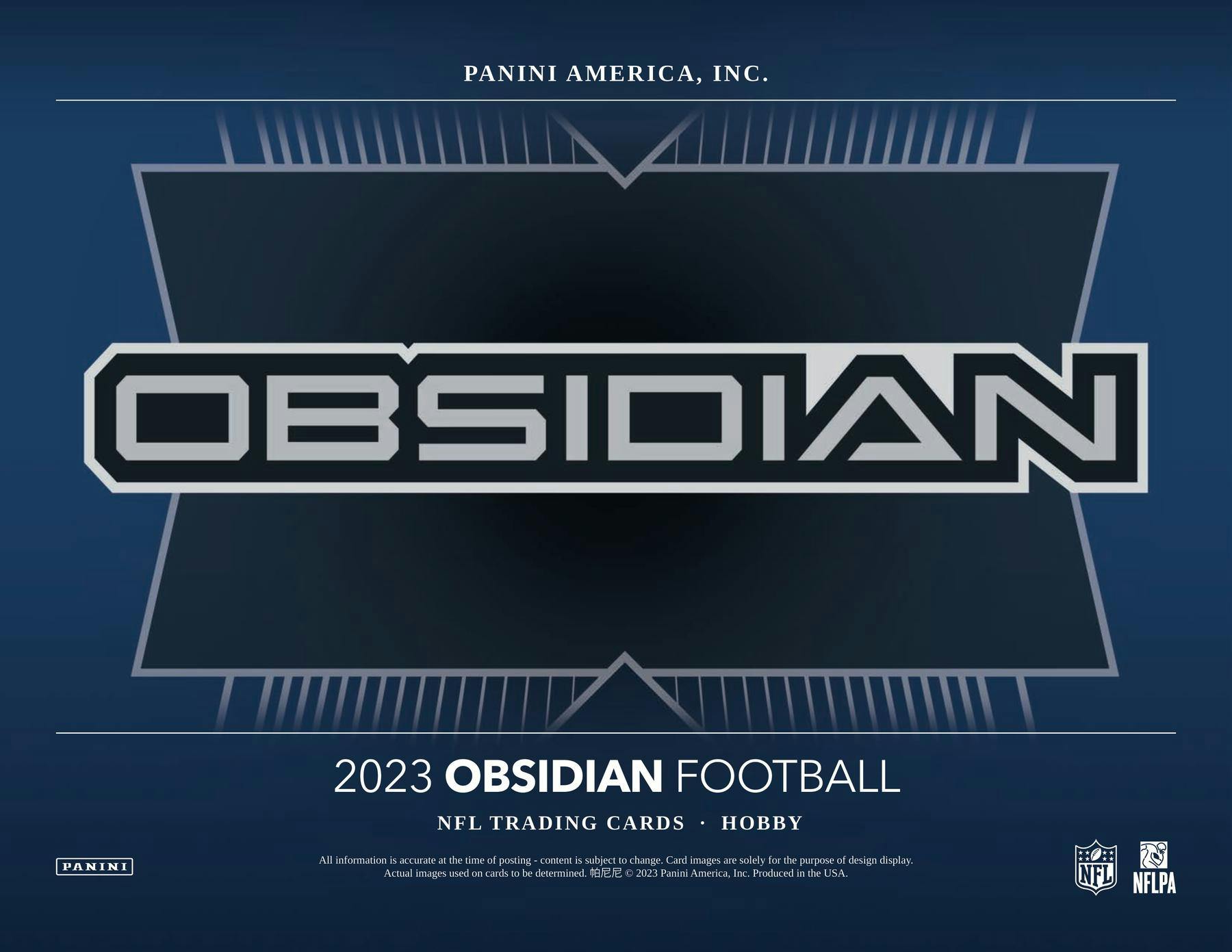 2023 Panini Obsidian Football Hobby Box - Miraj Trading