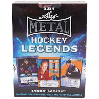 2023-24 Leaf Metal Hockey Legends Hobby Box - Miraj Trading