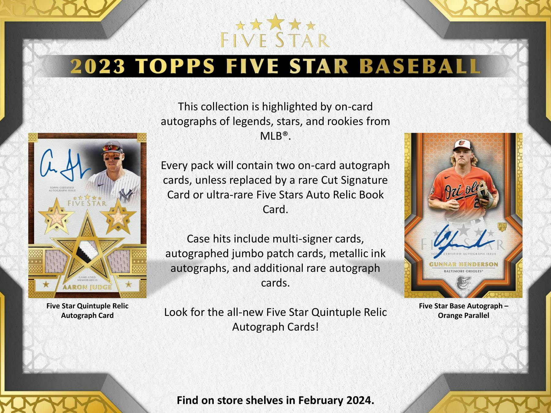 2023 Topps Five Star Baseball Hobby Box - Miraj Trading