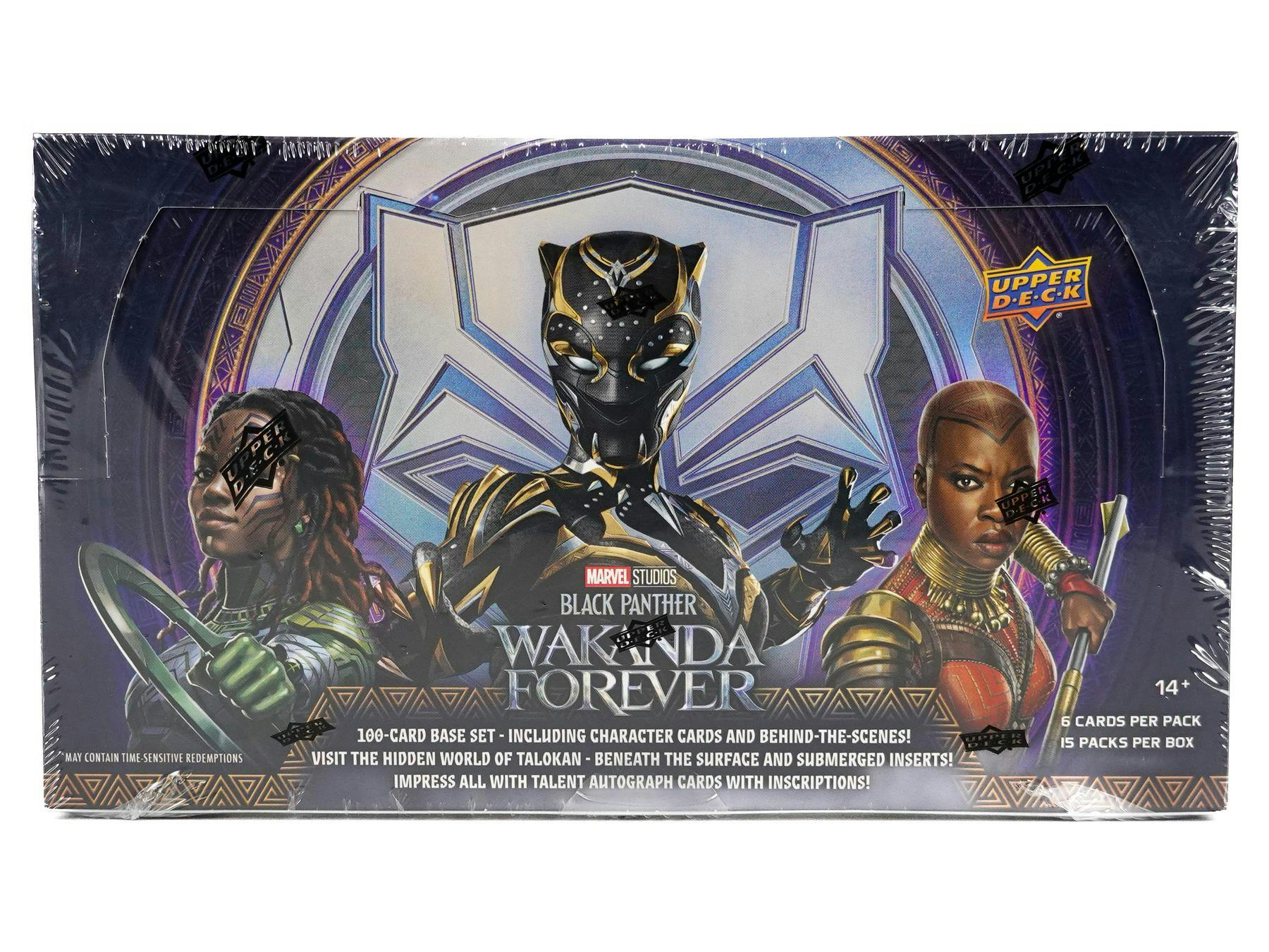 2024 Upper Deck Marvel Studios Black Panther Wakanda Forever Hobby Box - Miraj Trading