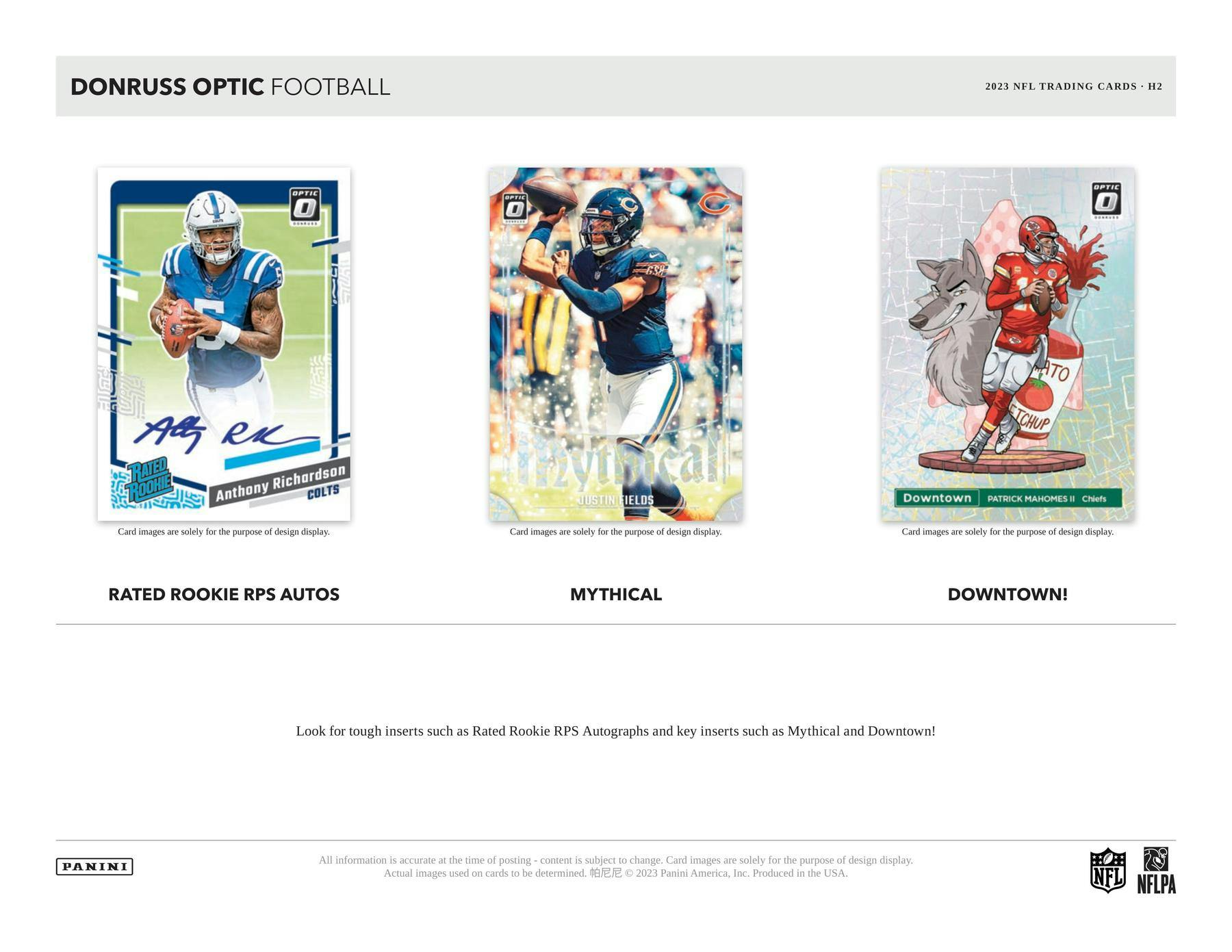 2023 Panini Donruss Optic H2 Football Hobby Sealed Box - Miraj Trading