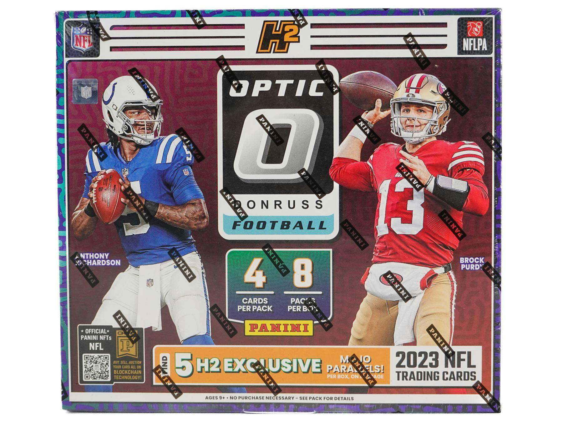 2023 Panini Donruss Optic H2 Football Hobby Sealed Box - Miraj Trading