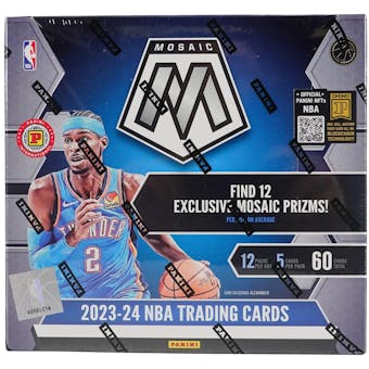 2023-24 Panini Mosaic Basketball International Hobby Box - Miraj Trading