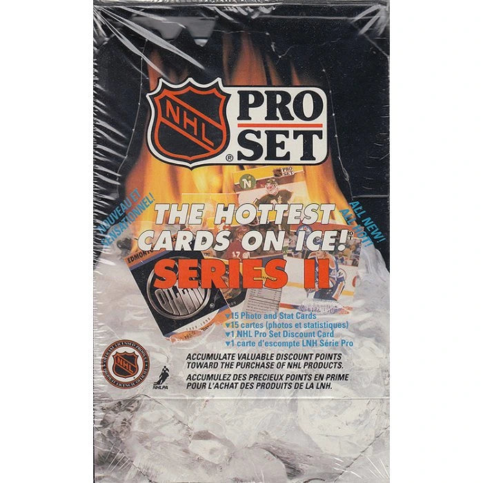 1990-91 Pro-Set Series 2 Hockey Hobby Box - Miraj Trading