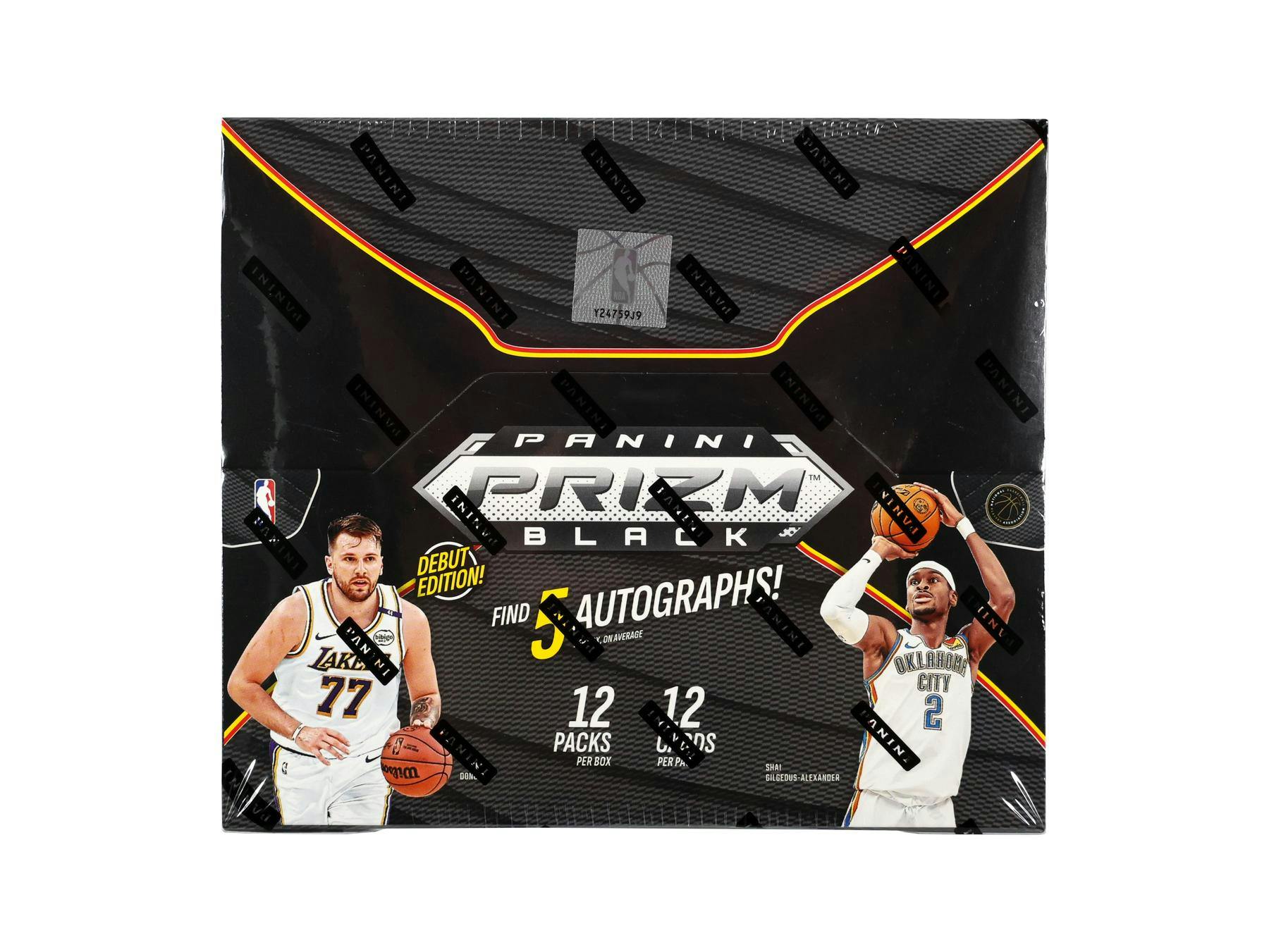 2024-25 Panini Prizm Black Basketball Hobby Box - Miraj Trading