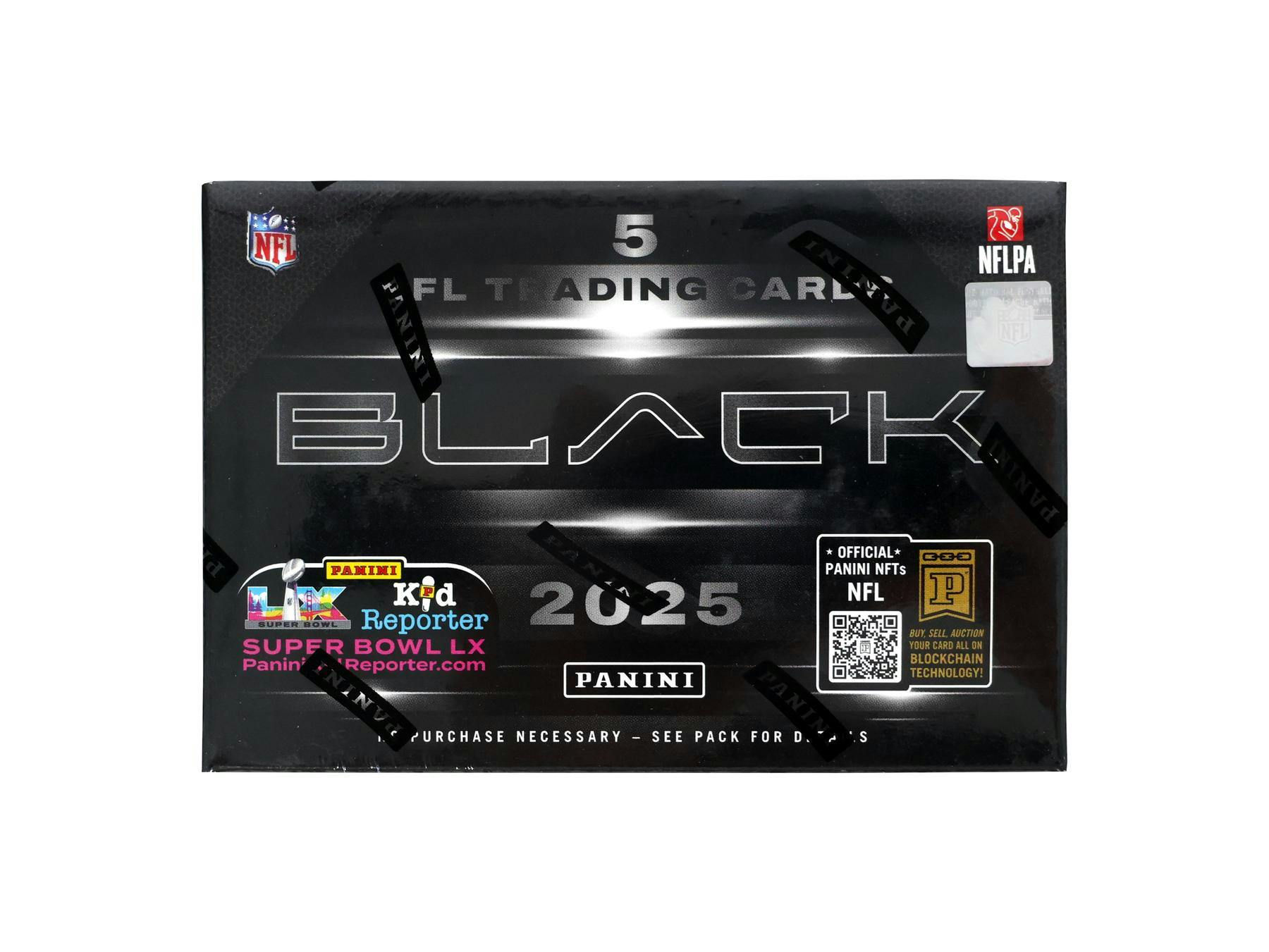 2025 Panini Black Football Hobby Box - Miraj Trading