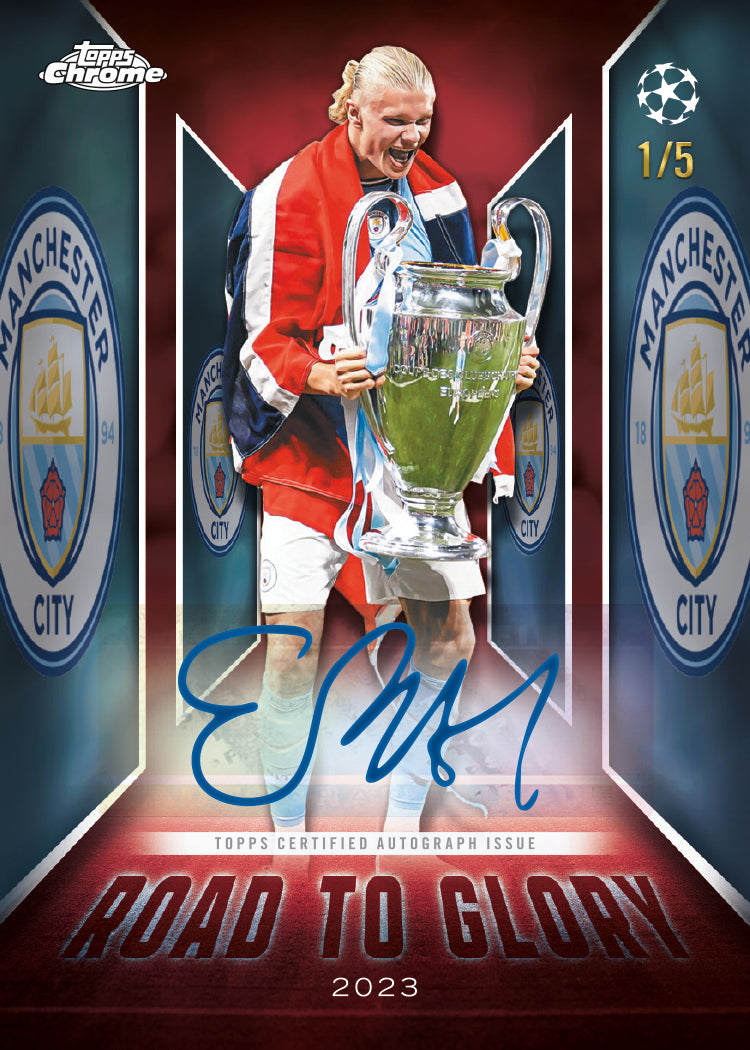 2025-26 Topps Chrome® UEFA Club Competitions Hobby Box (Case of 12) - Miraj Trading