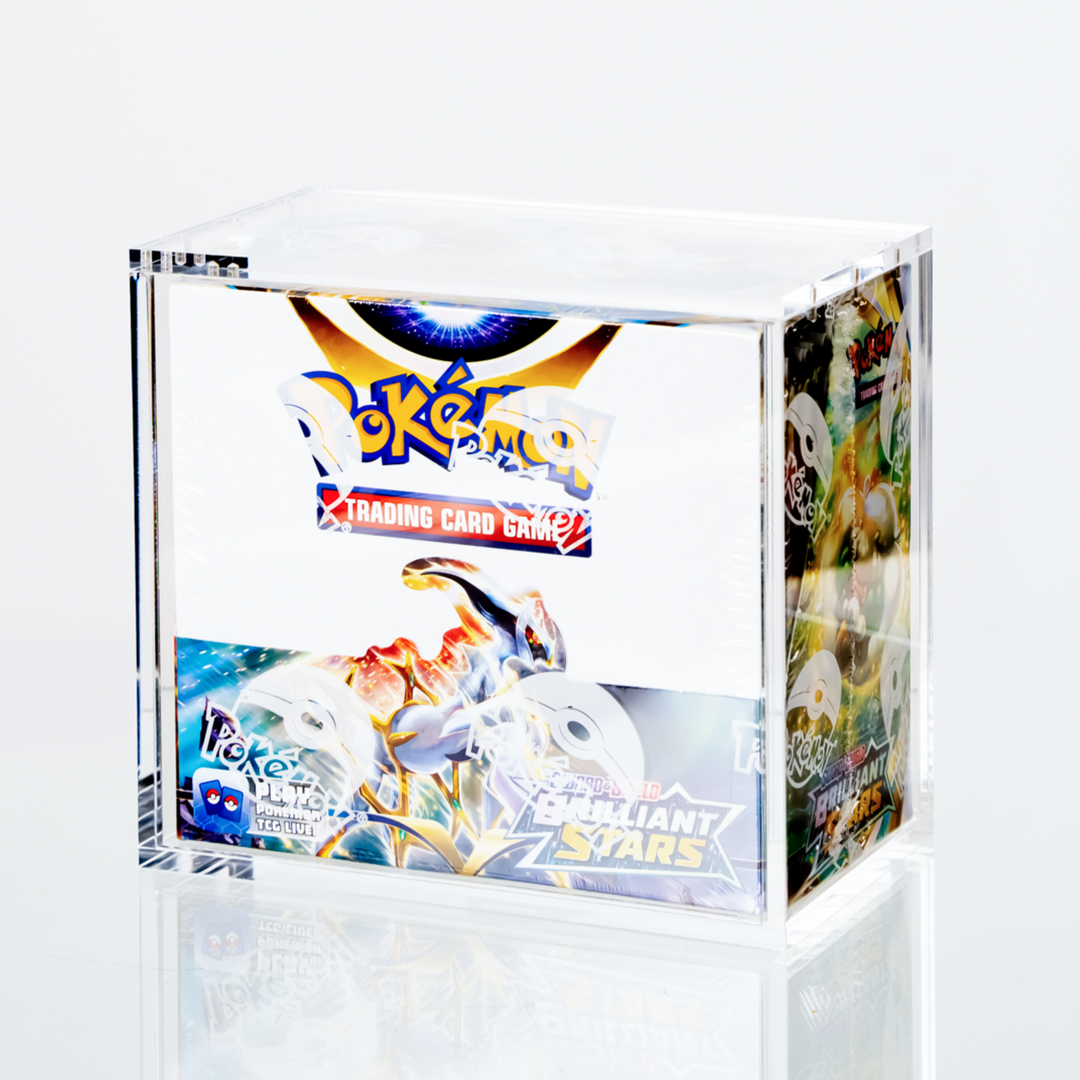 Acrylic Display Case Pokemon Booster Box - Miraj Trading