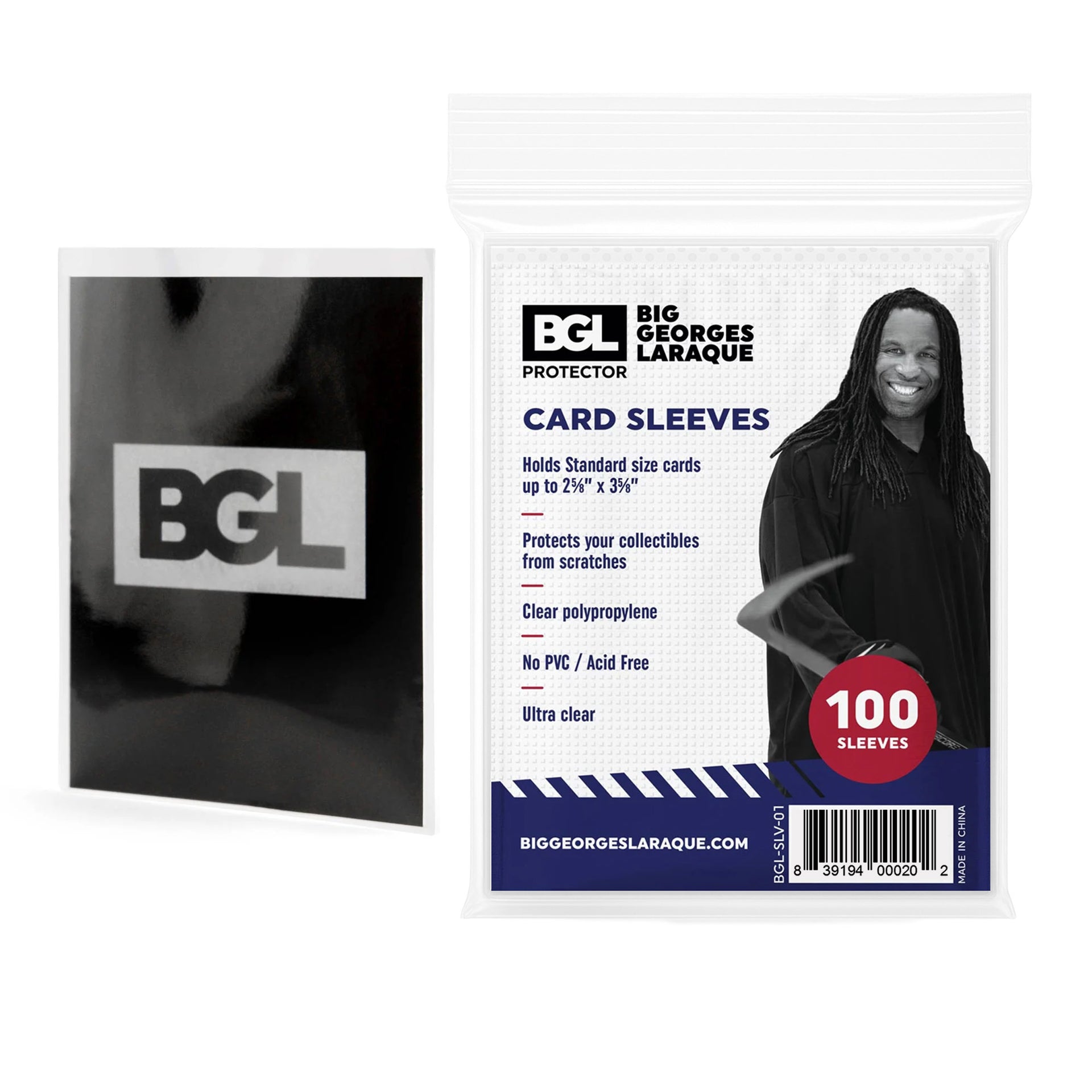 BIG GEORGES LARAQUE Card Sleeves - Miraj Trading