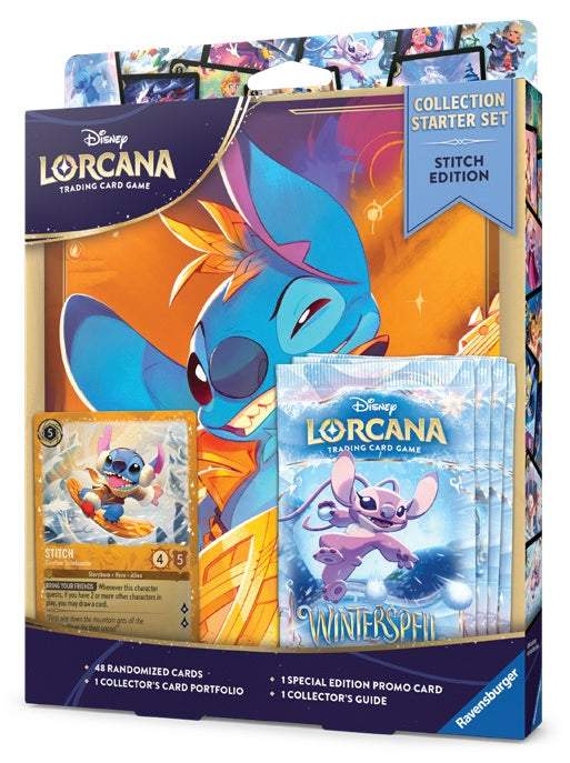 Disney Lorcana Wintespell Stitch Edition Collection Starter Set - Miraj Trading