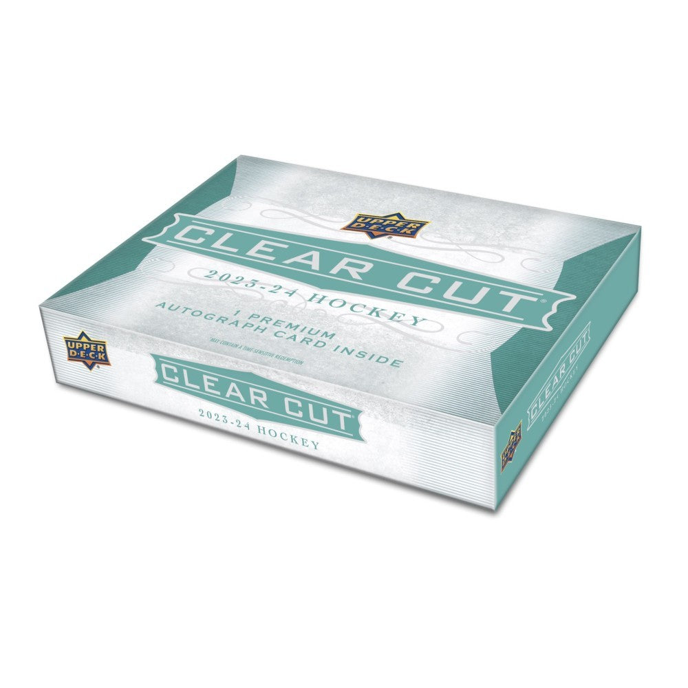 2023-24 Upper Deck Clear Cut Hockey Hobby Box - Miraj Trading