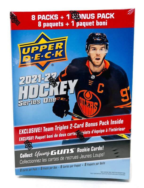 2021-22 Upper Deck Series 1 Hockey Blaster Box (9 Packs per Box) - Miraj Trading