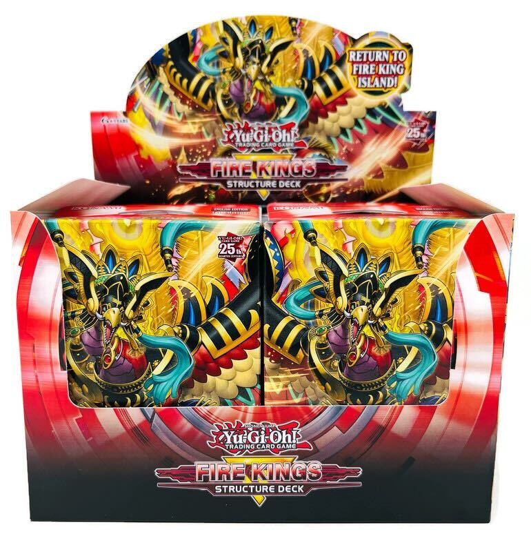 Yugioh Revamped Fire Kings Structure Deck Display Box Yugioh Revamped Fire Kings Structure Deck Display Box