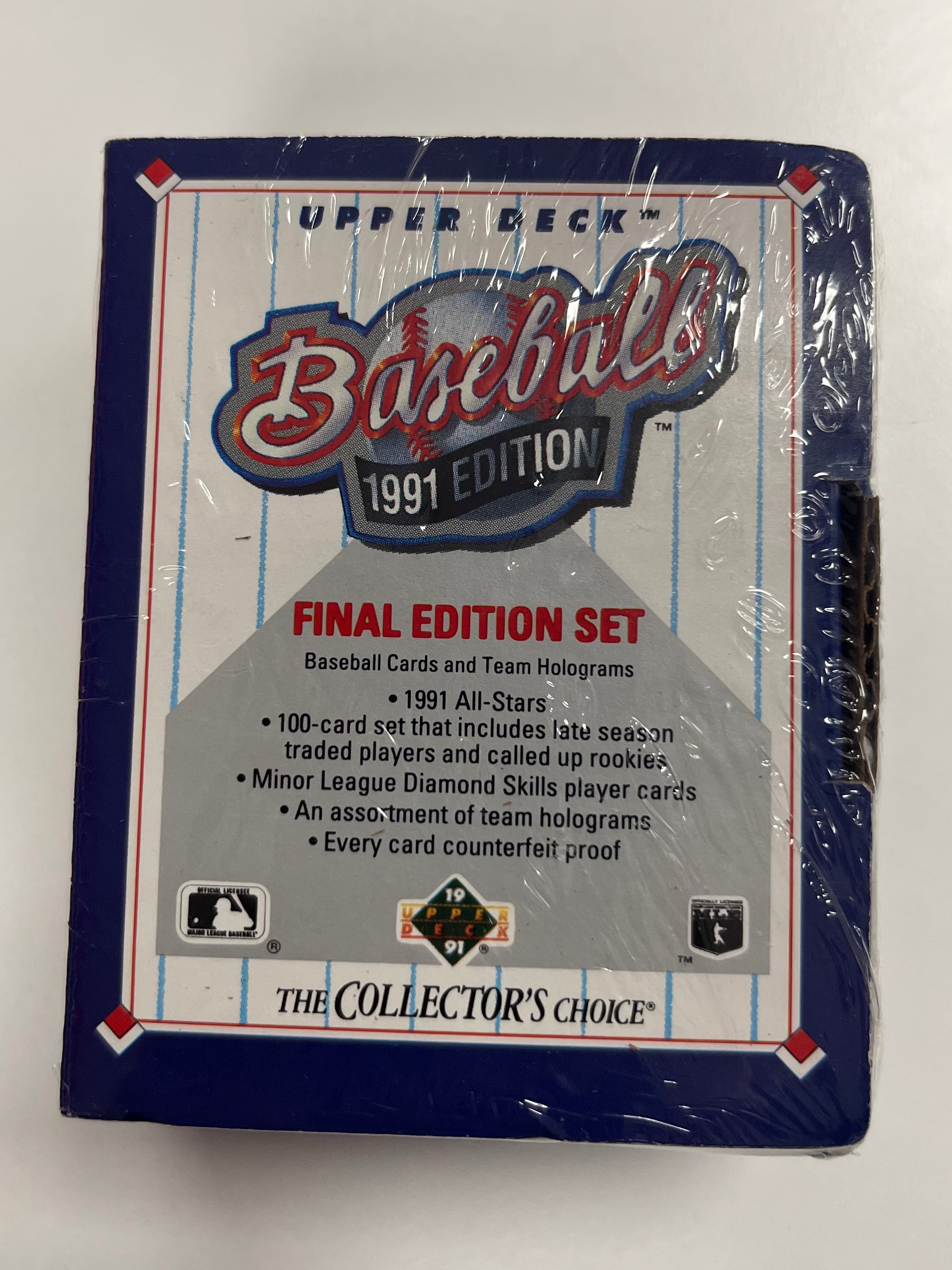 1991 Upper Deck Baseball Final Edition Set - Miraj Trading