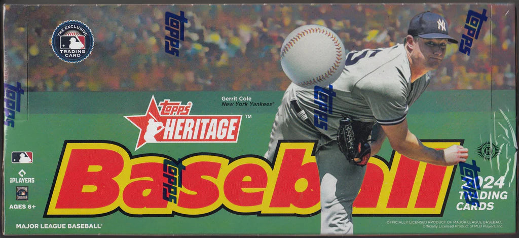 2024 Topps Heritage Baseball Hobby Box - Miraj Trading