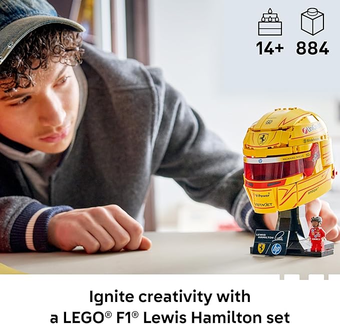 LEGO Editions Scuderia Ferrari HP Lewis Hamilton Helmet