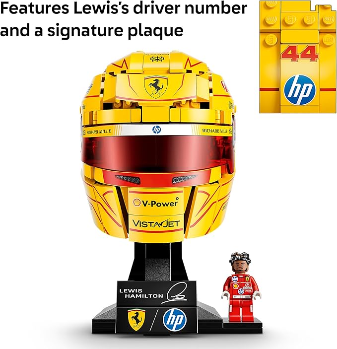 LEGO Editions Scuderia Ferrari HP Lewis Hamilton Helmet
