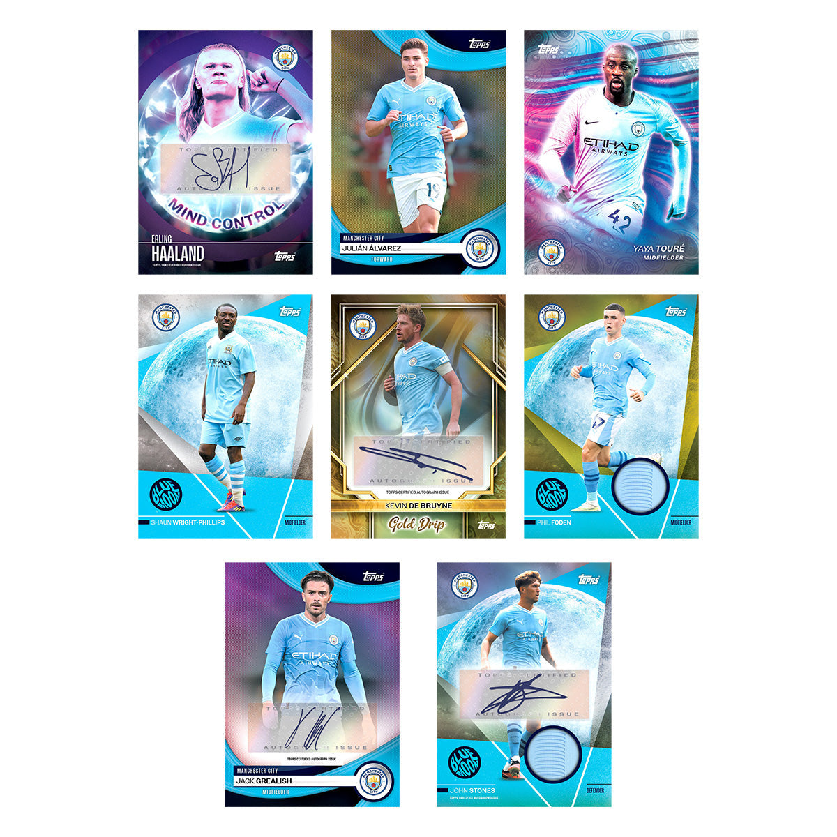 2023-24 Topps Team Set Manchester City - Miraj Trading