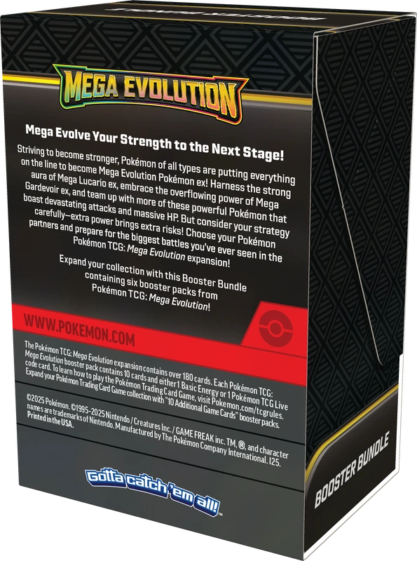 Pokemon Mega Evolution Booster Bundle (Pre-Order) - Miraj Trading