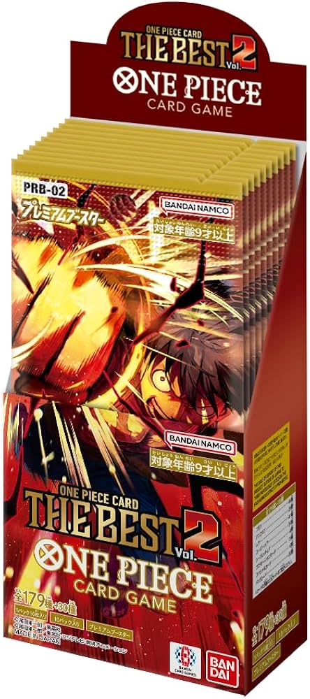 One Piece The Best Vol.2 (PRB-02) Booster Box (Japanese) - Miraj Trading