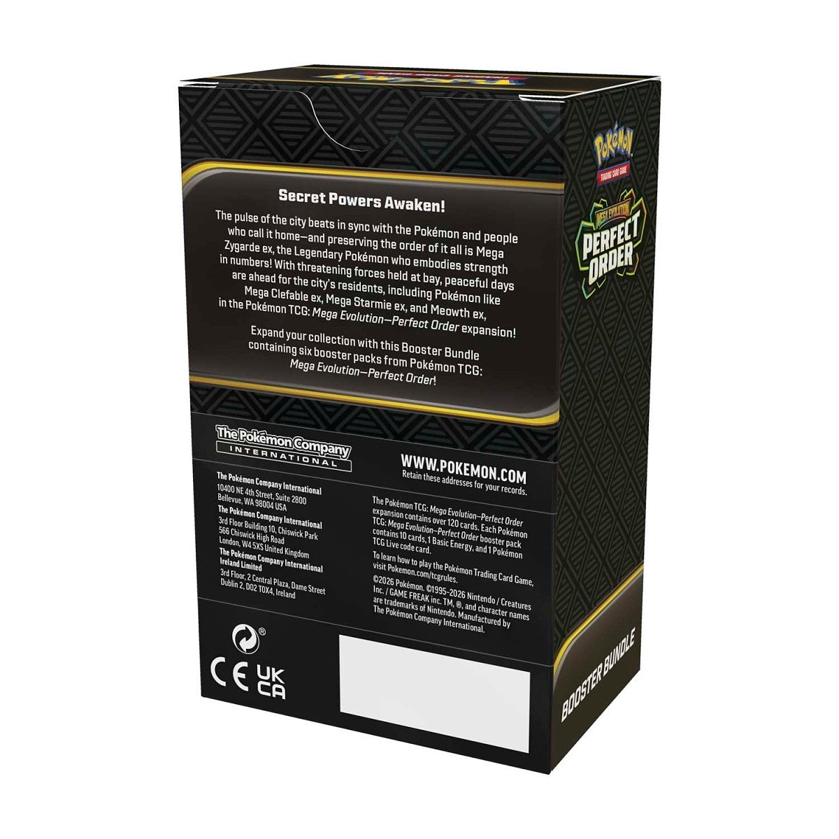 Pokemon Perfect Order Booster Bundle (Pre-Order) - Miraj Trading