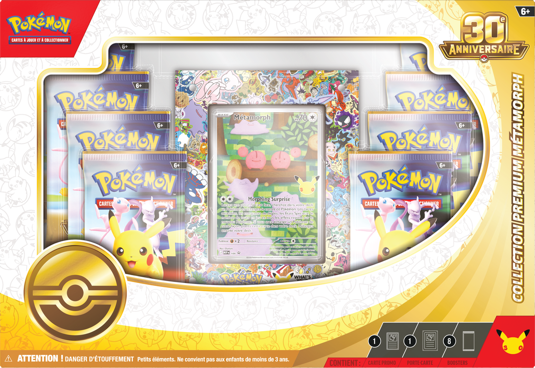 Pokemon 30th Celebration Ditto Premium Collection (French) (Pre-Order) - Miraj Trading