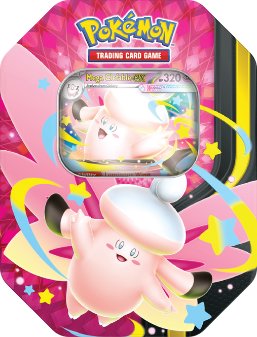Pokemon French Mega Moonlit Tin (Pre-Order) - Miraj Trading