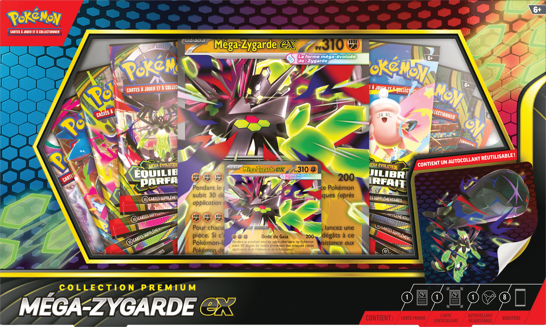 Pokemon Mega Zygarde Ex Premium Collection Box (French) (Pre-Order) Pokemon Mega Zygarde Ex Premium Collection Box (French) (Pre-Order)