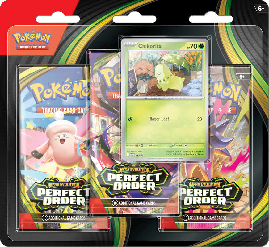 Pokemon Perfect Order 3 Pack Blister (Pre-Order) - Miraj Trading
