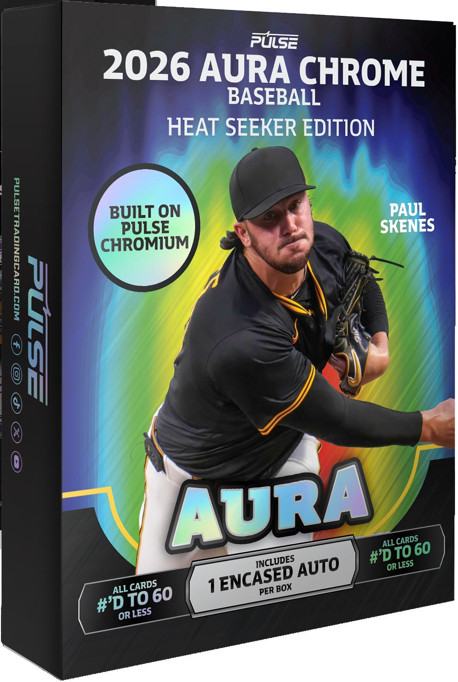 Pulse Aura Chrome Baseball 2026 Heat Seeker Hobby Box (Pre-Order) - Miraj Trading