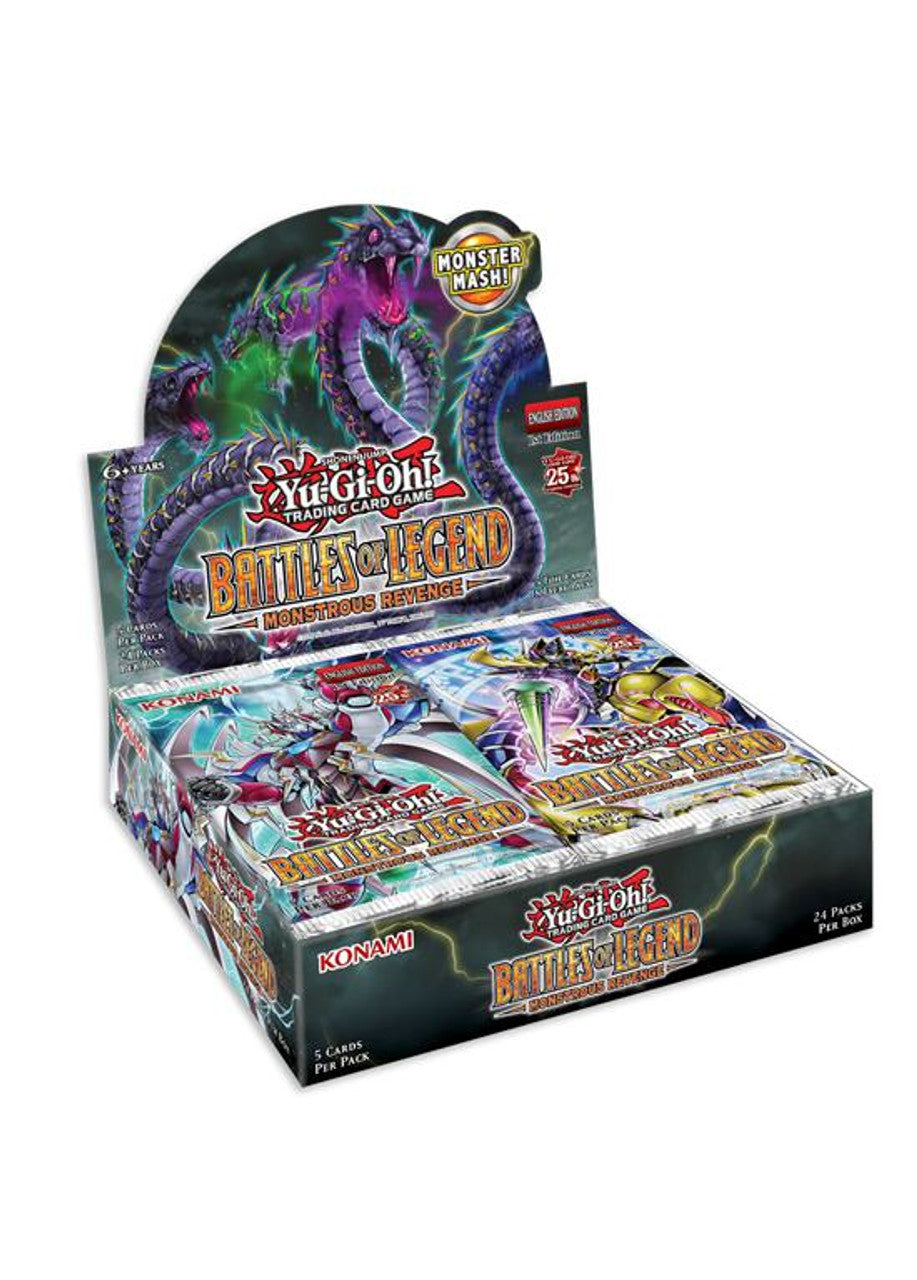 Yugioh Battle of Legend Monstrous Revenge 1st Edition Booster Box Master  Case (Case of 12 Boxes)