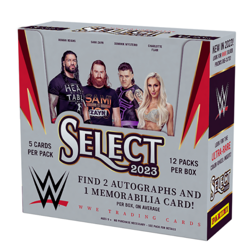 2023 Panini Select WWE Hobby Box (Pre-Order) - Miraj Trading