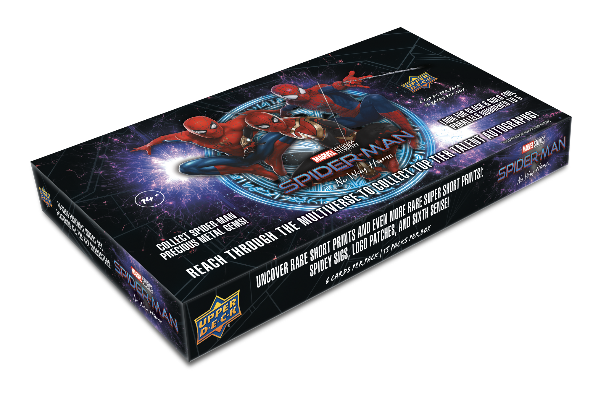 Upper Deck Marvel Studios Spider-Man No Way Home Hobby Box