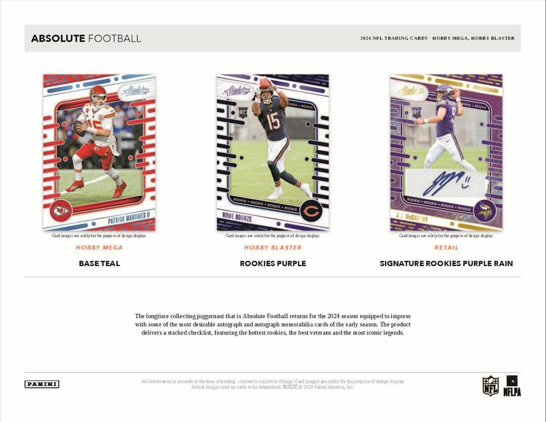 2024 Panini Absolute Football Hobby Mega Box - Miraj Trading