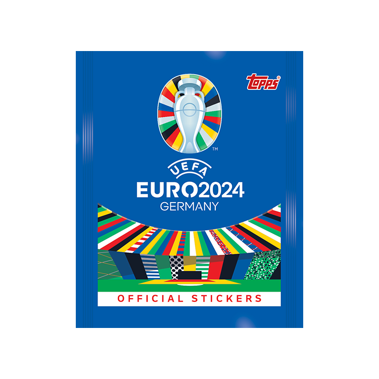 2024 Topps UEFA EURO Stickers (100 pack/box) - Miraj Trading
