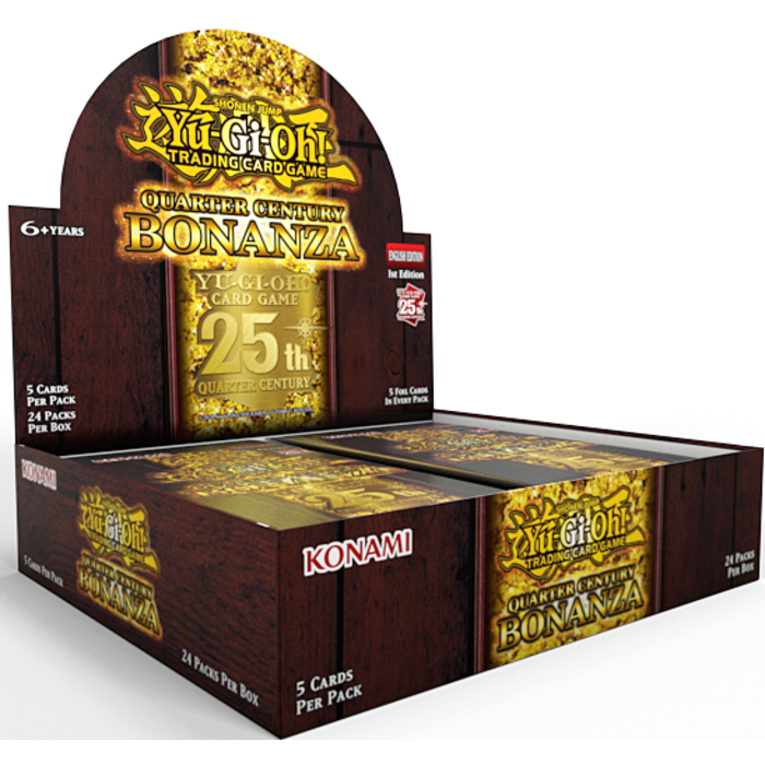 Yugioh Quarter Century Bonanza 1st Edition Booster Box Yugioh Quarter Century Bonanza 1st Edition Booster Box