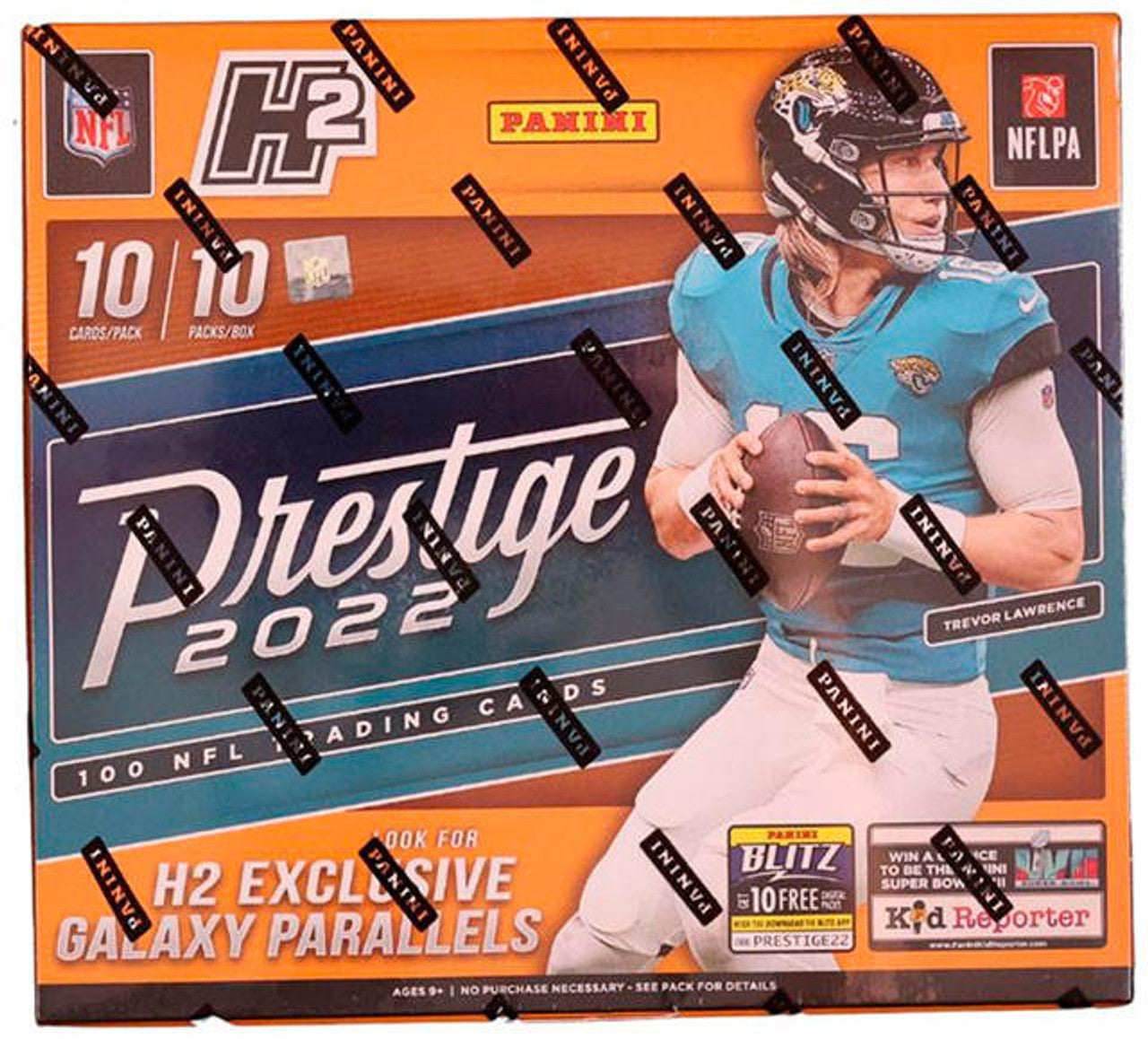 2022 Panini Prestige Football Hobby H2 Box (Galaxy Parallels) - Miraj Trading