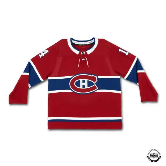 Nick Suzuki Autographed Red Adidas Montreal Canadiens Jersey - Miraj Trading