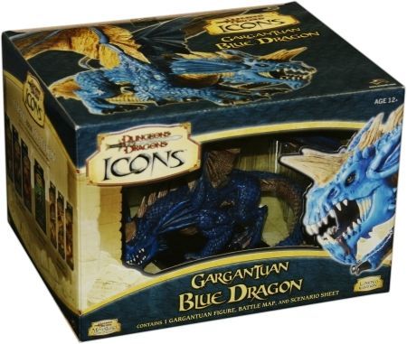 Dungeons and Dragons Icons Gargantuan Blue Dragon (2007) - Miraj Trading